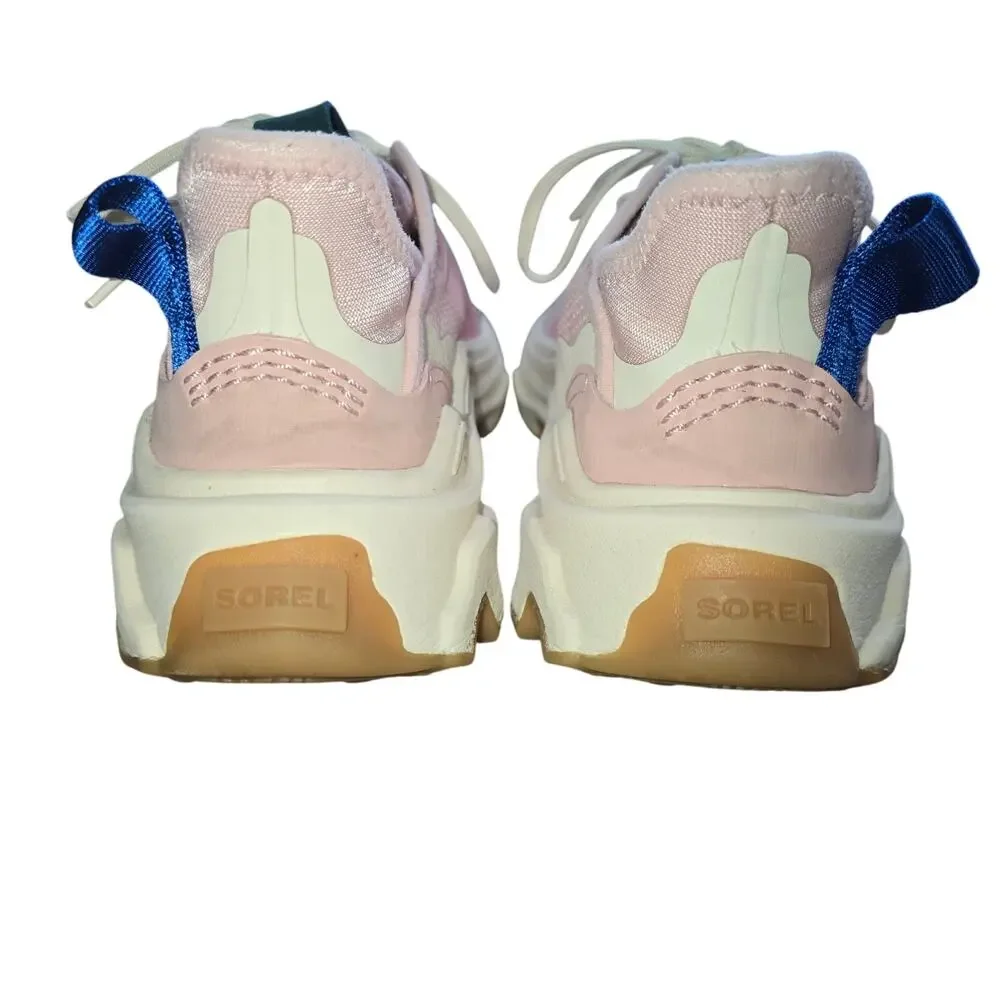 Sorel Women's Kinetic Breakthru Day Lace Sneakers Pink/White, Size 7.5